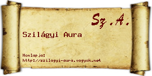Szilágyi Aura névjegykártya